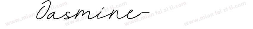 王婕珊 Jasmine字体转换